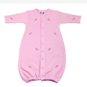 MARGERY ELLEN EMBROIDERED PIMA COTTON GOWN pink